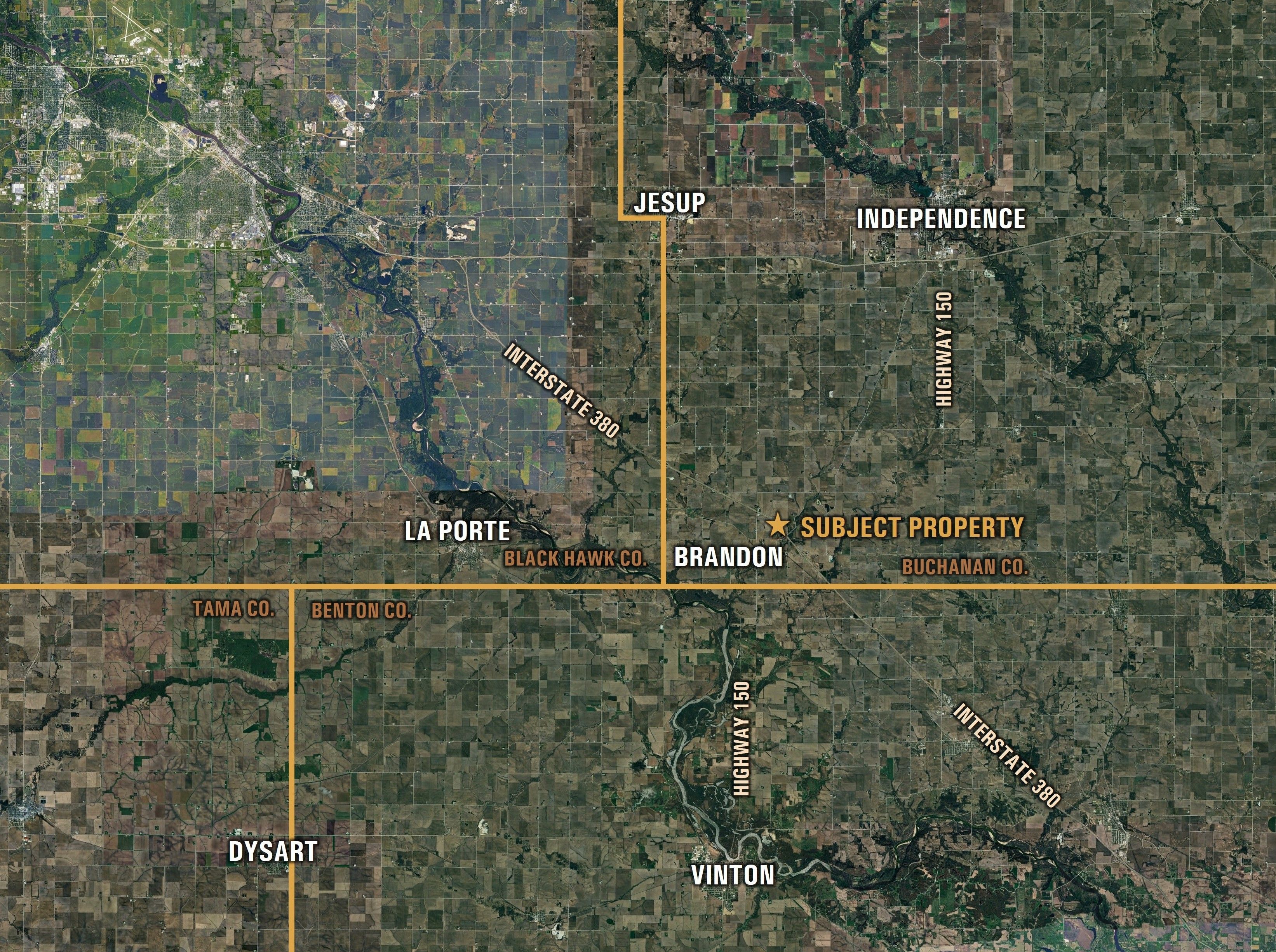 Listing Photo: Southwest-Buchanan-County-Area-Map-Farmland-Google